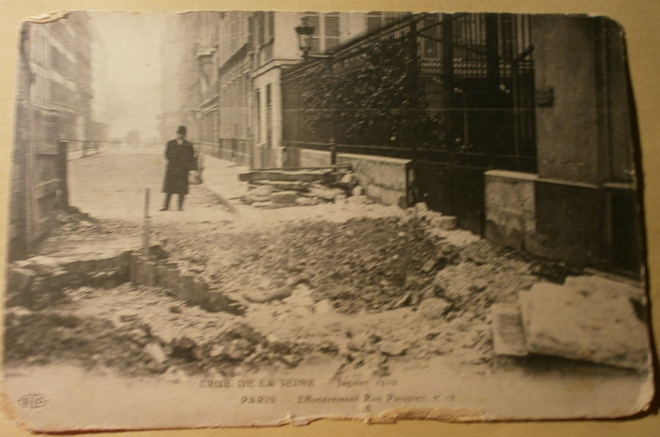 Pariisi, Seinen tuhoisa tulva v. 1910, tulvan jälkiä, ei p.