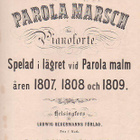 Parola Marsch, nuotit, 1900-luvun alkua, pianolle. - pikkukuva 1