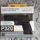 SIG Sauer P320 Black 4,5mm ilmapistooli blowback - pikkukuva 1