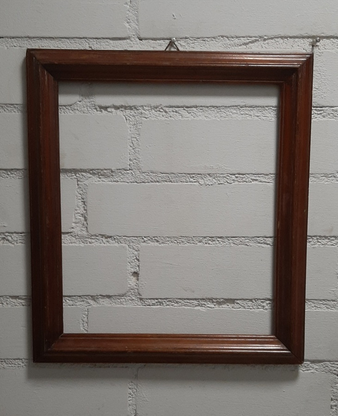 Kaunis taulukehys puukehys ruskea vintage