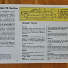 1972 Chevrolet El Camino esite - KUIN UUSI - suomalainen - pikkukuva 2