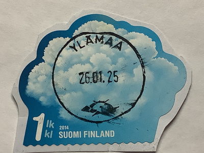 2309 / 2014 Taivaan merkit -cumuluspilvi o leimattu loisto