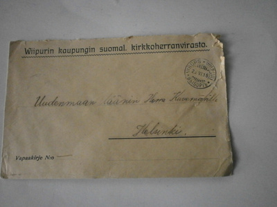 Viipuri, Wiipurin kaup. suomal. kirkkoherr.vir.  23.6.1915
