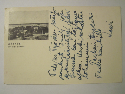 VANHA Postikortti Tammisaari 1955