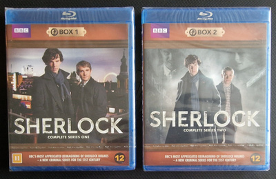 SHERLOCK - Complete series 1 & 2 blu-ray boxit