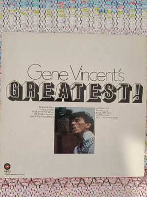 GENE VINCENT - GREATEST! LP ABRIDGED VERSION