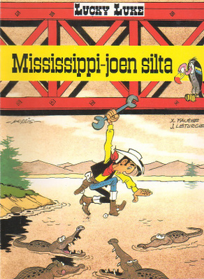 Morris: Lucky Luke - MISSISIPPI-JOEN SILTA (1-painos)