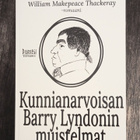 Kunnianarvoisan Barry Lyndonin muistelmat (Thackeray) - pikkukuva 1