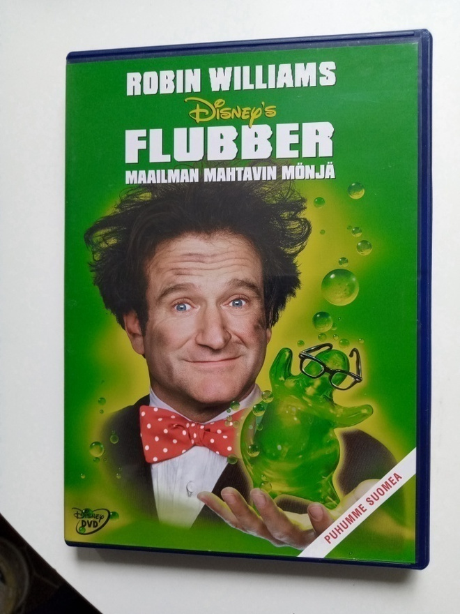 DVD FLUBBER - Maailman mahtavin mönjä ( Sis.postikulut )