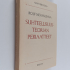 Rolf Nevanlinna : Suhteellisuusteorian periaatteet - pikkukuva 1