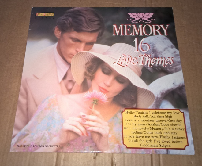 MEMORY 16 LOVE THEMES LP THE STUDIO LONDON ORCHESTRA