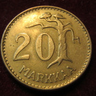20 markkaa 1954 pitkä oksa - pikkukuva 1