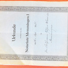 Dokumentti asiakirja v.1930 Saksa - pikkukuva 1