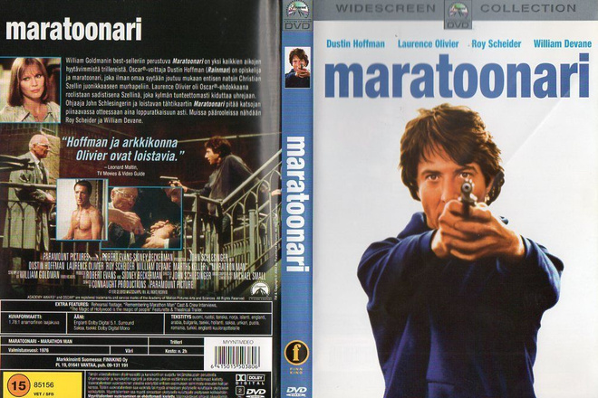 Maratoonari	(19 036)	k	-FI-	DVD	suomik.		dustin hoffman	1976