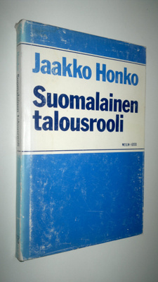 Jaakko Honko : Suomalainen talousrooli