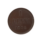 1 penni 1892 - hienokuntoinen! - pikkukuva 1