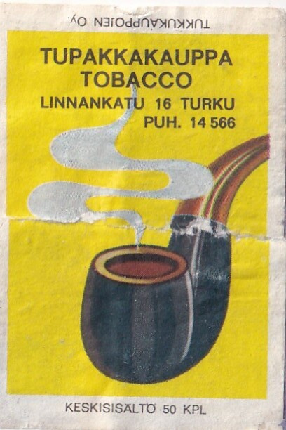 Turku, Tupakkakauppa Tobacco.   s62
