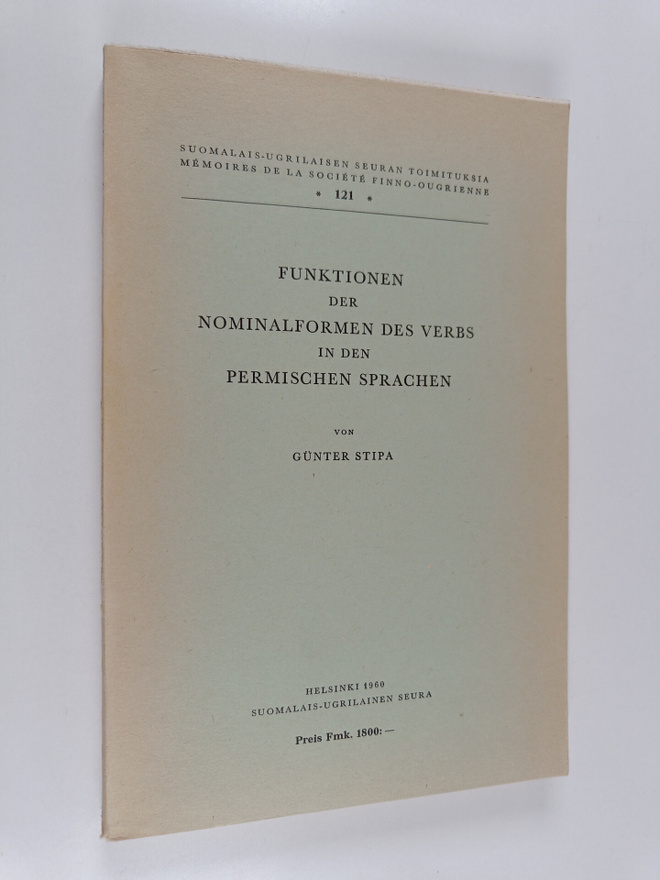 Gunter Stipa : Funktionen der Nominalformen des Verbs in ...