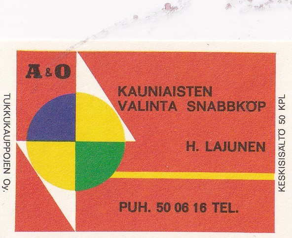Kauniainen, H. Lajunen. Valinta A&O    b424