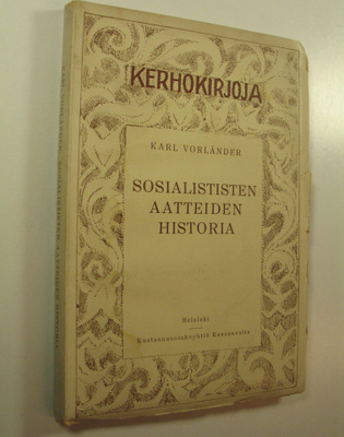 Karl Vorländer : Sosialististen aatteiden historia