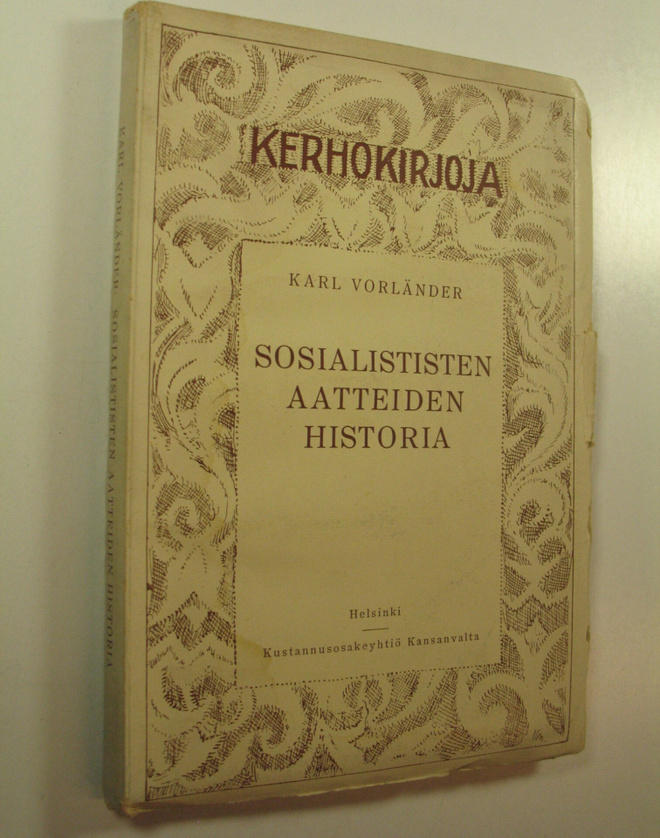 Karl Vorländer : Sosialististen aatteiden historia