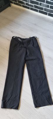 BATISTINI Pojan suorat housut + vyö koko n.160 cm.