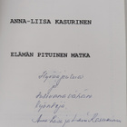 Anna-Liisa Kasurinen : Elämän pituinen matka (signeerattu... - pikkukuva 3