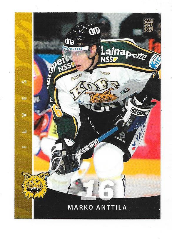 2006-07 CardSet #46 Marko Anttila Ilves