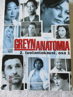 GREYN ANATOMIA (4 x DVD) 2. TUOTANTOKAUSI, OSA 1