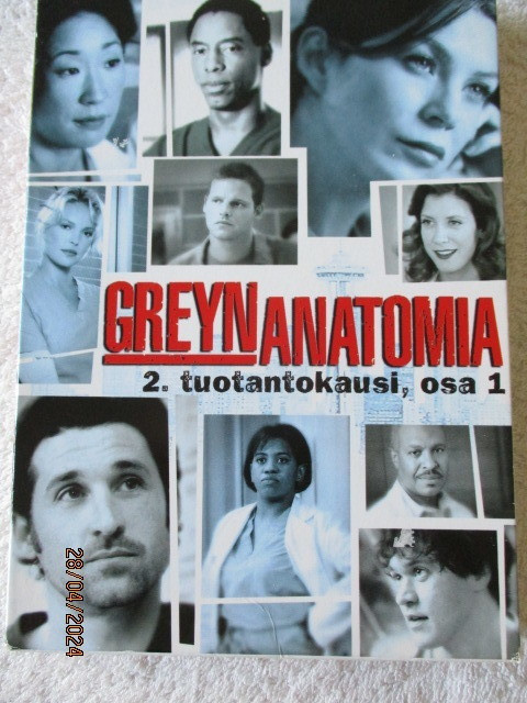 GREYN ANATOMIA (4 x DVD) 2. TUOTANTOKAUSI, OSA 1