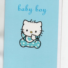 °°BABY BOY°° 2-osainen KORTTI / & Kirjekuori (Hello Kitty) - pikkukuva 1