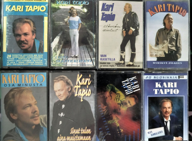 KARI TAPIO- OLEN SUOMALAINEN ym. - 8 Kasettia