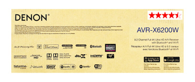 UUDENVEROINEN DENON AVR-X6200W 9.2 CH FULL 4K UHD ILM. TOIM.