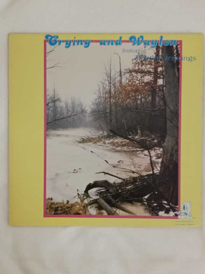 WAYLON JENNINGS - CRYING AND WAYLON LP