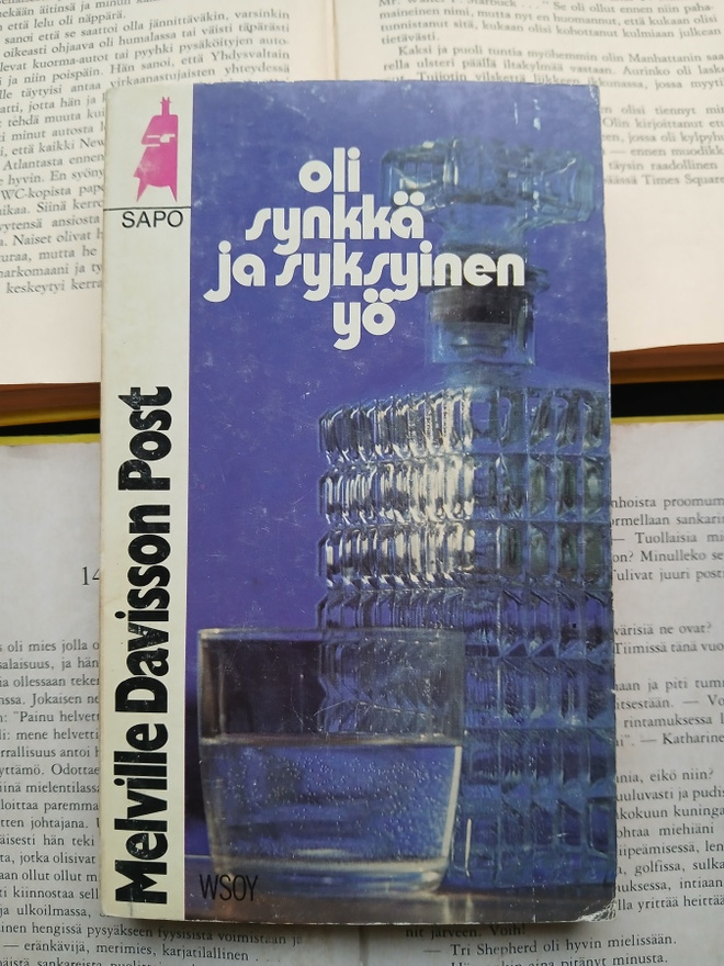 Melville Davisson Post - Oli synkkä ja syksyinen yö (nid.)