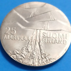 Hopeinen juihlaraha 25 mk vuodelta 1978, Lahti MM. - pikkukuva 1