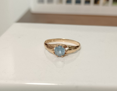 Kultasormus 16 mm 14 k