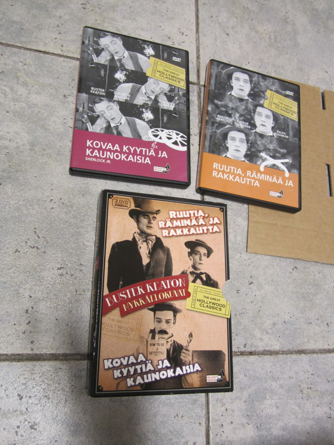 Buster Keaton: mykkäelokuvat 2DVD