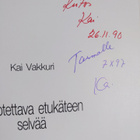Kai Vakkuri : On otettava etukäteen selvää (signeerattu, ... - pikkukuva 3