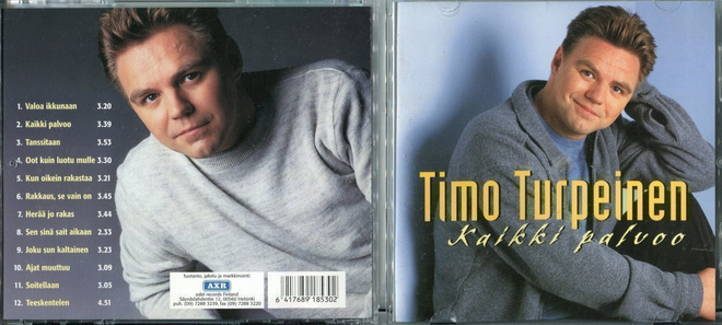TIMO TURPEINEN . CD-LEVY . KAIKKI PALVOO