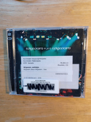 Wigwam plays Wigwam 2 cd.