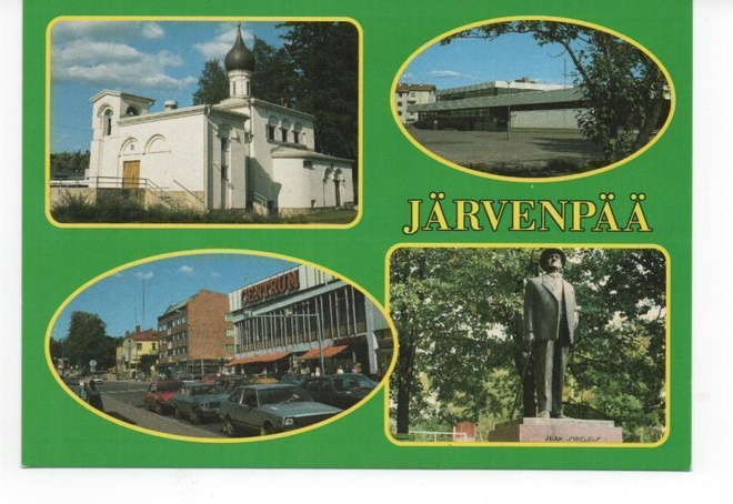 Järvenpää: Sibeliuksen patsas, ort.kirkko ym