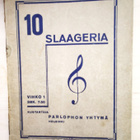 10 Slaageria. Vihko 1 - pikkukuva 1