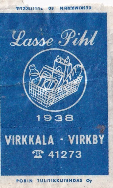 Virkkala - Virkby, Lasse Pihl 1938    2/9