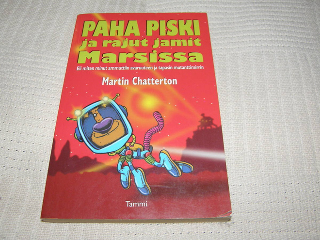 Martin Chatterton Paha piski ja rajut jamit Marsissa  -nid