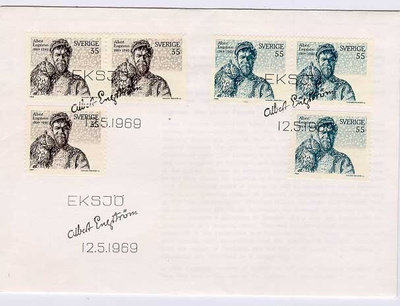 Ruotsi 1969 Engström FDC