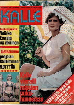 Kalle n:o 6 1976 Miss Suomi finalistit. Katso kuvat. Liisa M