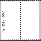 Åland 1997 Yleismerkit 2,40 mk välilöpari numero ** LaPe 125 - pikkukuva 2