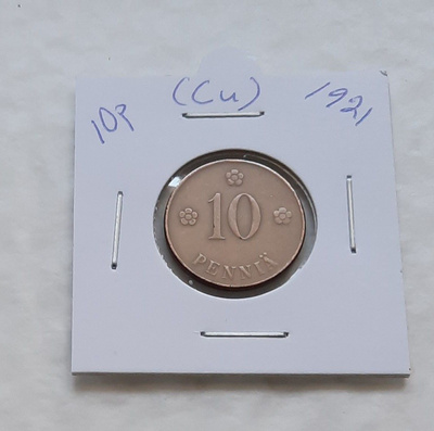 10 penniä (Cu) 1921