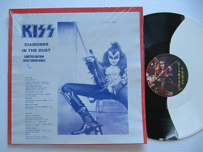 Kiss Second Diamonds In The Dust Split Color Vinyl LP